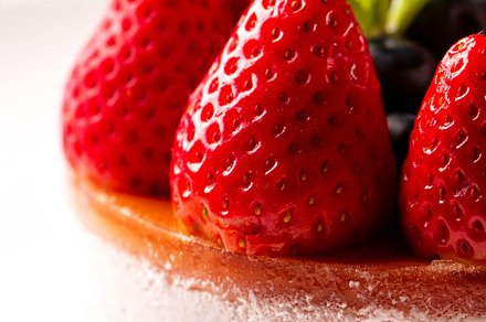 Strawberry and bluberry cheesecake. High quality photo, a Food & Drink Photo by FoodStock