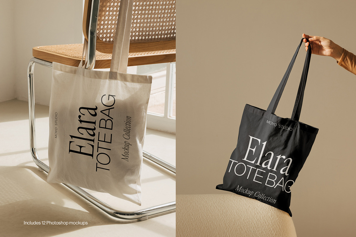 Tote Bag Mockup Bundle, a Product Mockup by Moyo Studio (Photo 10 of 23)