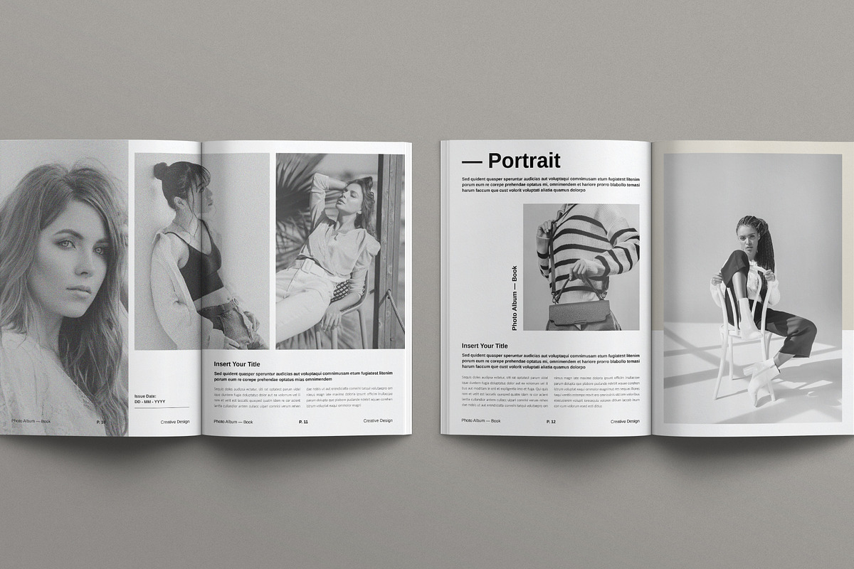Digital Photo Album Book Template, a Brochure Template by E-Type (Photo 5 of 10)