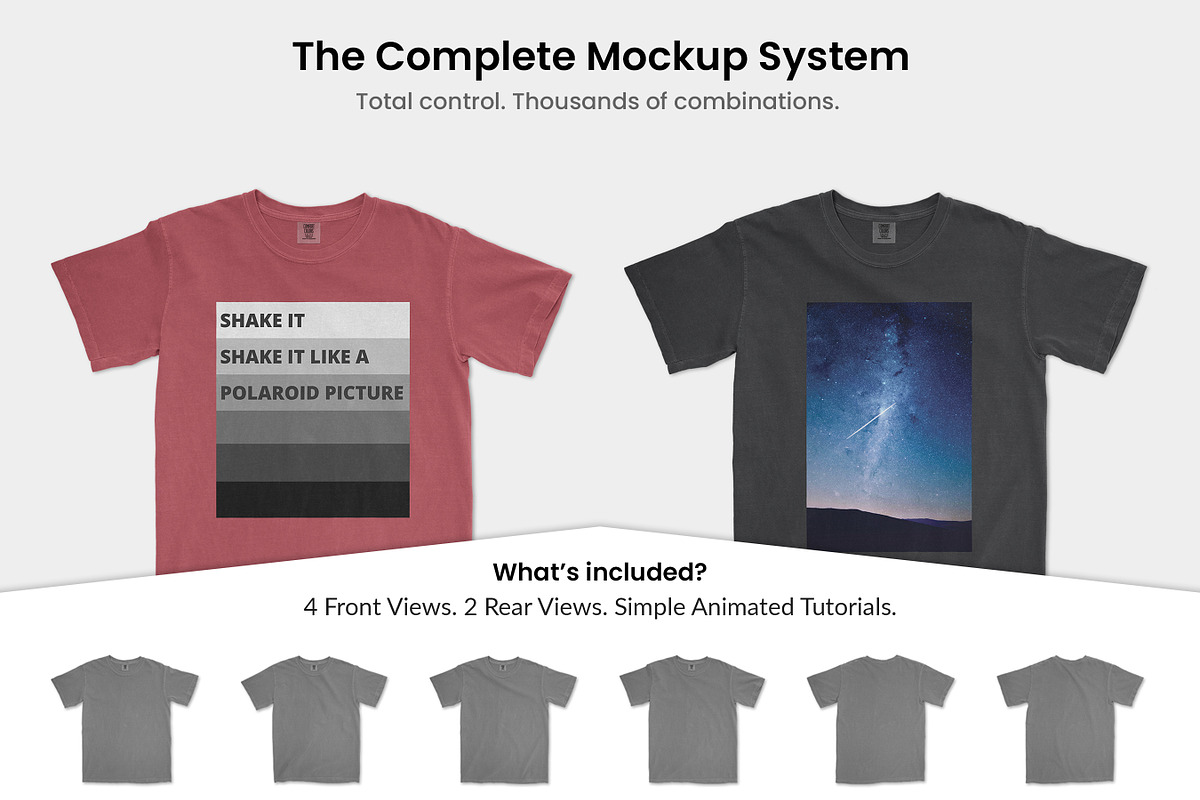 Comfort Colors 1717 Mockups, a Shirt Mockup by Photific (Photo 3 of 6)