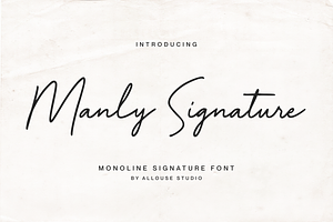 Manly Signature