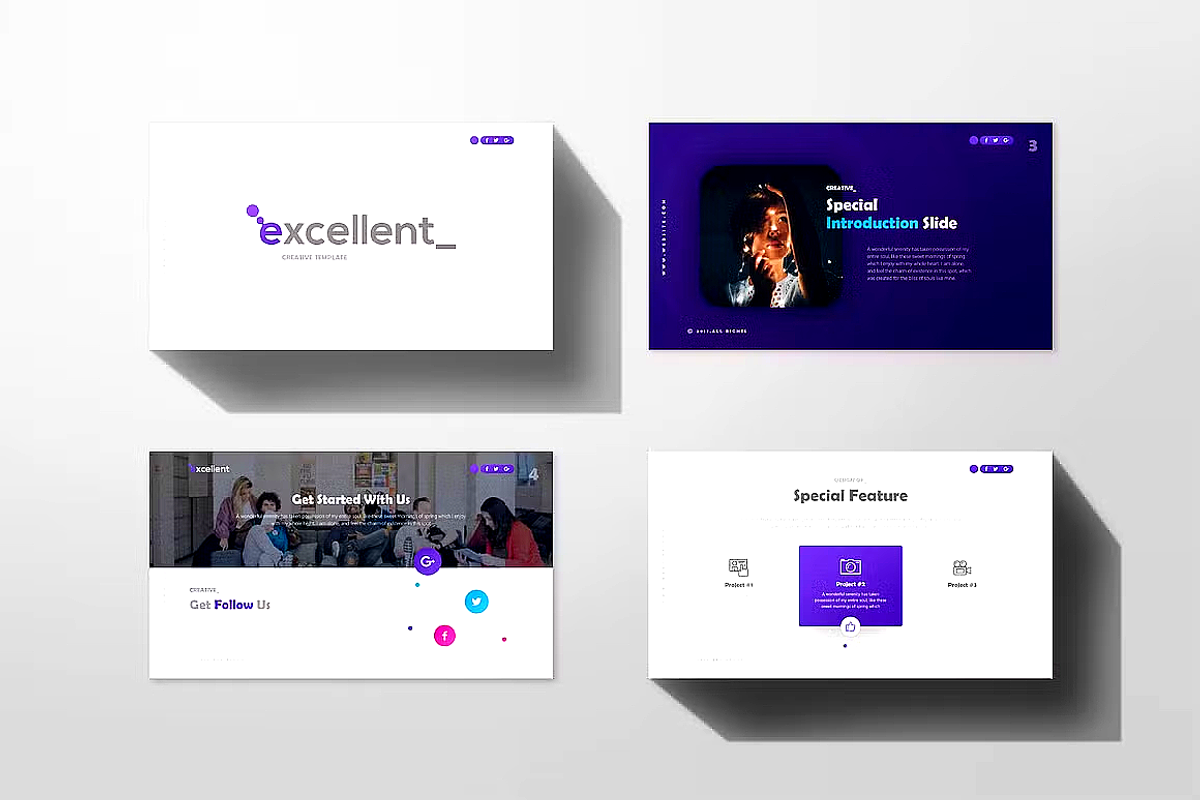 Xcellent Powerpoint Template, a Presentation Template by PaperMoon (Photo 3 of 6)