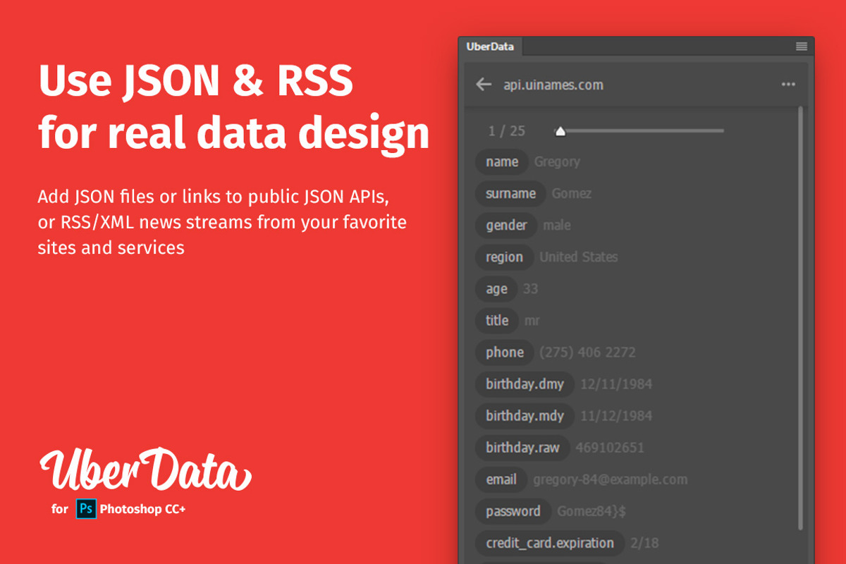 Sale! UberData plugin for Photoshop, a Plug-in Add-On by UberPlugins (Photo 5 of 5)