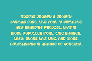 Koevas Groovy - Retro Font, a Sans Serif Font by Iqsiart Studio (Thumbnail 6 of 8)