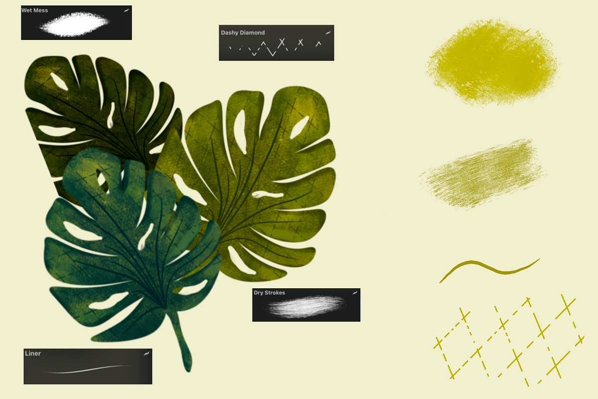 Illustration Procreate Brushes, a Brush Add-On by KJP Designs (Photo 14 of 15)