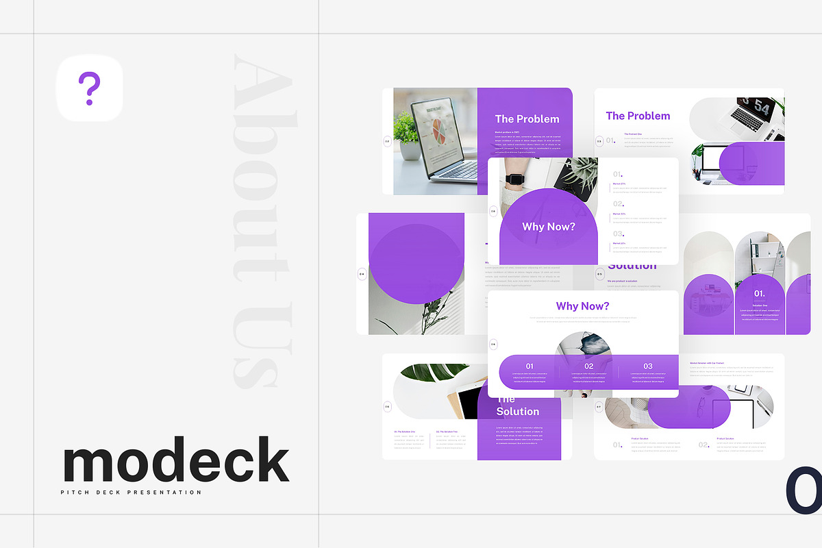 Modeck – Pitch Deck Google Slides, a Presentation Template by Ermedia Studio (Photo 2 of 8)