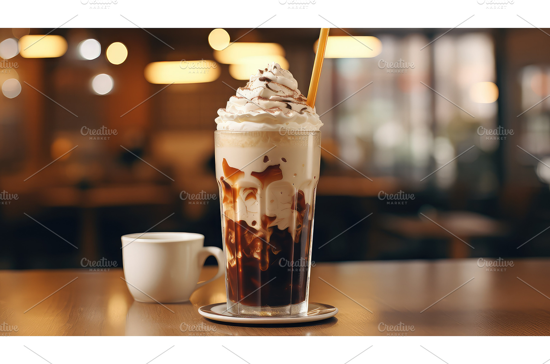 beverage drink ice background ai, a Food & Drink Photo by pikepicture