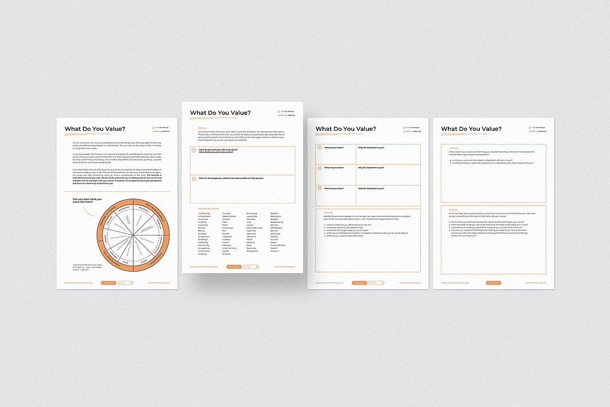 Overthinking and Anxiety Toolkit, a Templates & Theme by AndrewPixel (Photo 10 of 17)