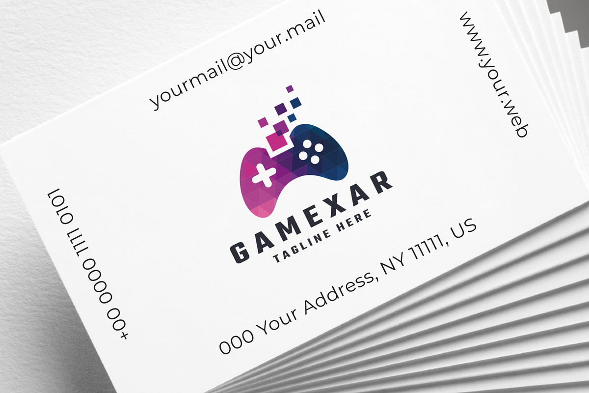 Gamexar Pro Logo Template, a Branding & Logo Template by Design_Planet (Photo 3 of 3)