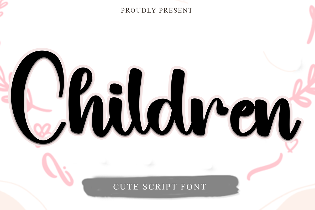 Children, a Handwritten Font by InermediaSTUDIO (Photo 1 of 7)