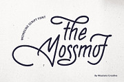 The Mossmof Monoline Script Font, a Script Font by Maulana Creative (Thumbnail 1 of 7)