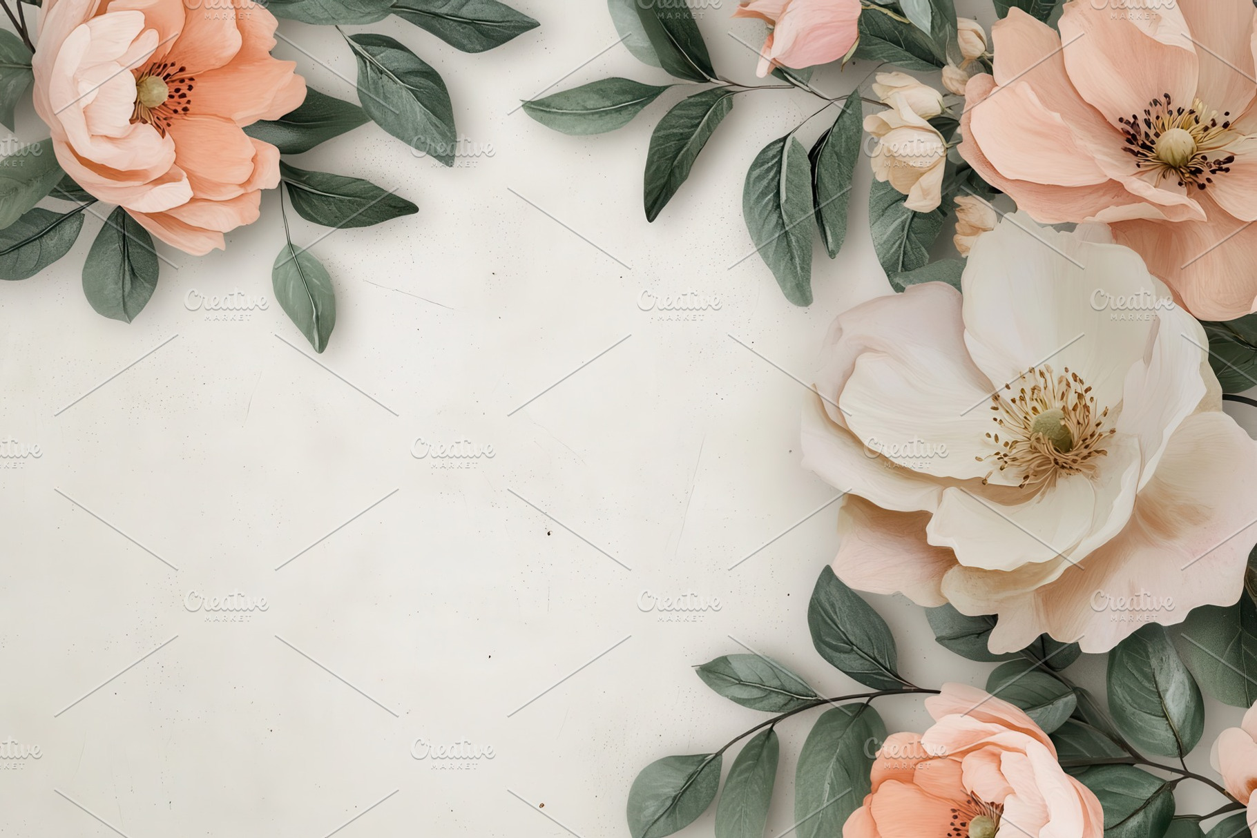 Elegant arrangement of pastel flower, a Photo by Pavel_design