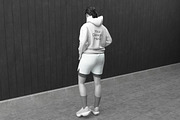 Female Hoodie Mockup, a Hoody Mockup by graphicook (Thumbnail 5 of 5)