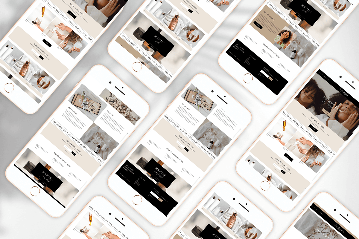 Boho Squarespace Website Template, a Squarespace Template by tinathetinybeana (Photo 2 of 6)