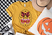 Halloween Skull Cherry Hand-Drawn Fr, an Illustration by Libby Wishes (Thumbnail 2 of 6)