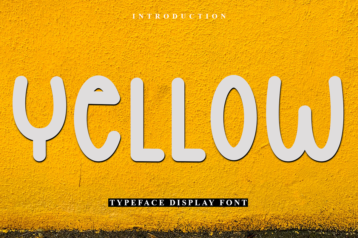 Yellow, a Sans Serif Font by InermediaSTUDIO (Photo 1 of 8)