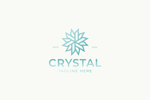 Crystal Abstract Sign Logo Icon, a Branding & Logo Template by Signatoro