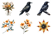Witches witch Halloween Clipart, a Seasonal Illustration by Designking (Thumbnail 4 of 5)