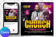 Church Flyer | Canva Flyer, a Social Media Template by Business Flyers (Thumbnail 1 of 2)