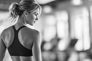 Fit young woman in a sports bra, a Sports & Recreation Photo by MistyDay
