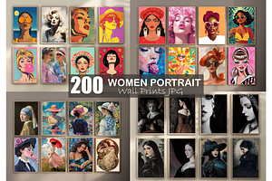 Women Portrait, Women wall Posters