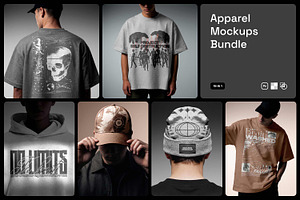 Streetwear Apparel Mockups Bundle, a Shirt Mockup by pixelbuddha.net
