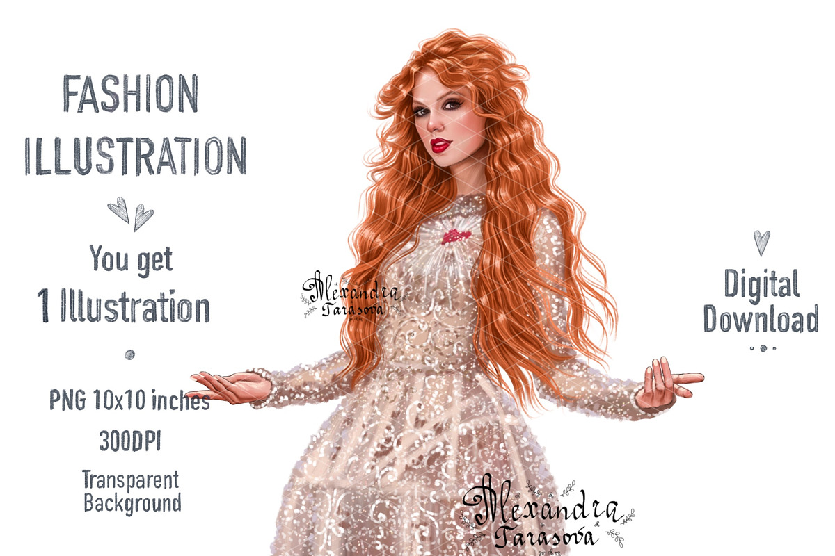 Taylor Swift Illustration, a Person Illustration by BigArtLab (Photo 1 of 3)