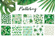 Amazonia. Tropical leaves, a Decorative Illustration by SaharaArt (Thumbnail 4 of 8)