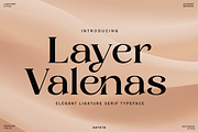 Luxury Ligature Font - Layer Valenas, a Serif Font by Say Studio (Thumbnail 1 of 10)