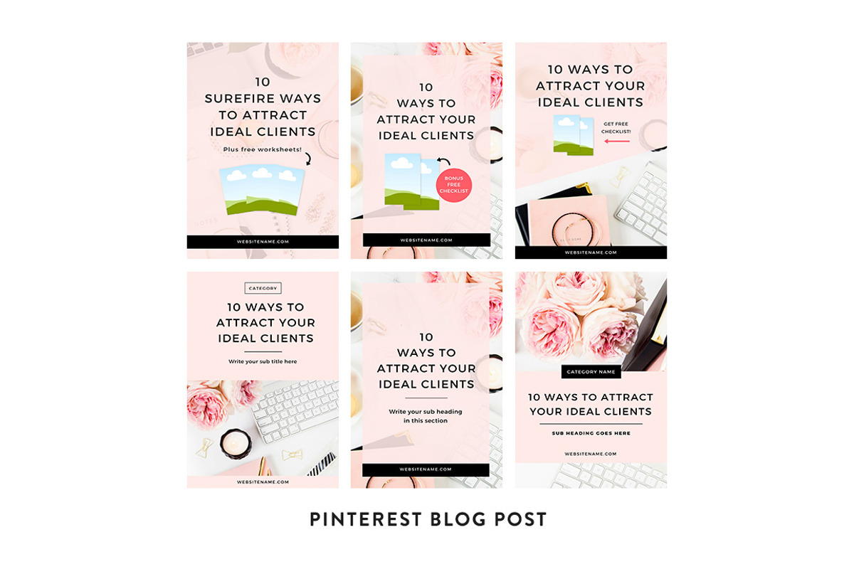 CANVA Social Media Templates, a Social Media Template by Bluchic (Photo 4 of 6)