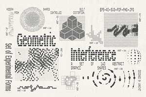 Geometric Interference Collection, an Object Graphic by Vanzyst