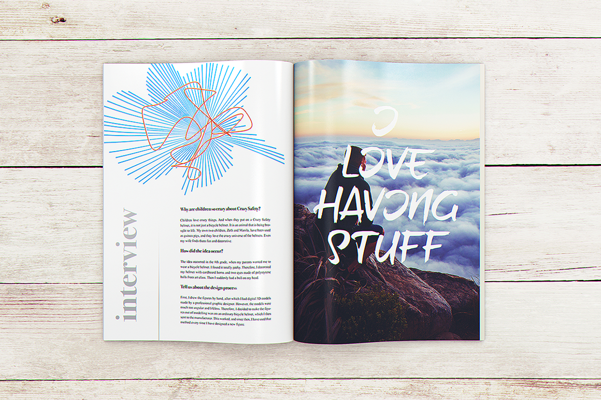 Magazine / Brochure MockUp, a Print Template by coloformia (Photo 4 of 10)