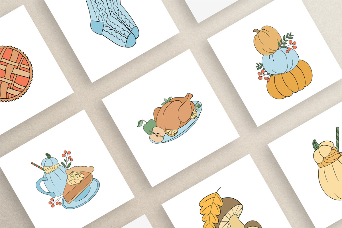 Thanksgiving Clipart, a Seasonal Illustration by Mari_Caliart (Photo 4 of 9)