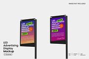 LED Display Mockup, an Advertising Mockup by Unerispace (Thumbnail 1 of 4)