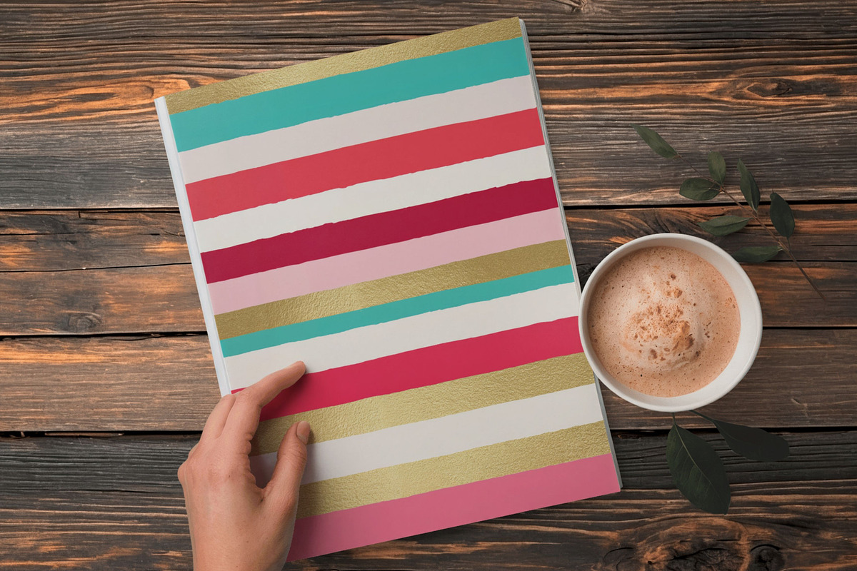 120 Christmas Stripes, a Pattern Graphic by Pattern Whimsy (Photo 7 of 9)