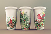 Christmas watercolor wreaths, a Decorative Illustration by soolima (Thumbnail 7 of 9)