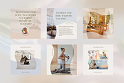 Canva Instagram Templates Yoga, a Social Media Template by Keikoya (Thumbnail 7 of 13)