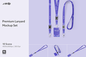 Premium Lanyard Mockup Set, a Shirt Mockup by Eka Restu D. Putra