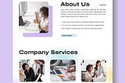 Creative Business Landing Page, a Landing Page Template by CreativeShaper (Thumbnail 3 of 6)