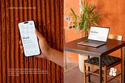 Lap Phone Mockup Set Vol 1, a Wearable Device Mockup by DOBE Studio (Thumbnail 2 of 4)