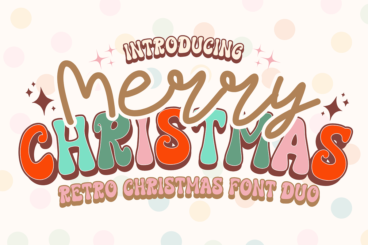 Merry Christmas is Xmas duo font, a Handwritten Font by Brown Cupple (Photo 1 of 7)