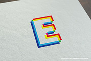 Digital E lettermark, a Branding & Logo Template by MuzaInspires (Thumbnail 4 of 4)