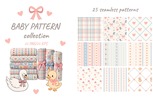 Baby Nursery Seamless Patterns