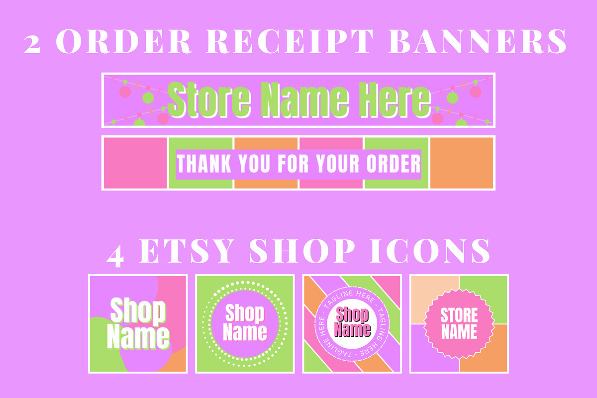 Makeup Beauty Etsy Shop Kit, a Branding & Logo Template by SunshineStudioBoutique (Photo 5 of 11)