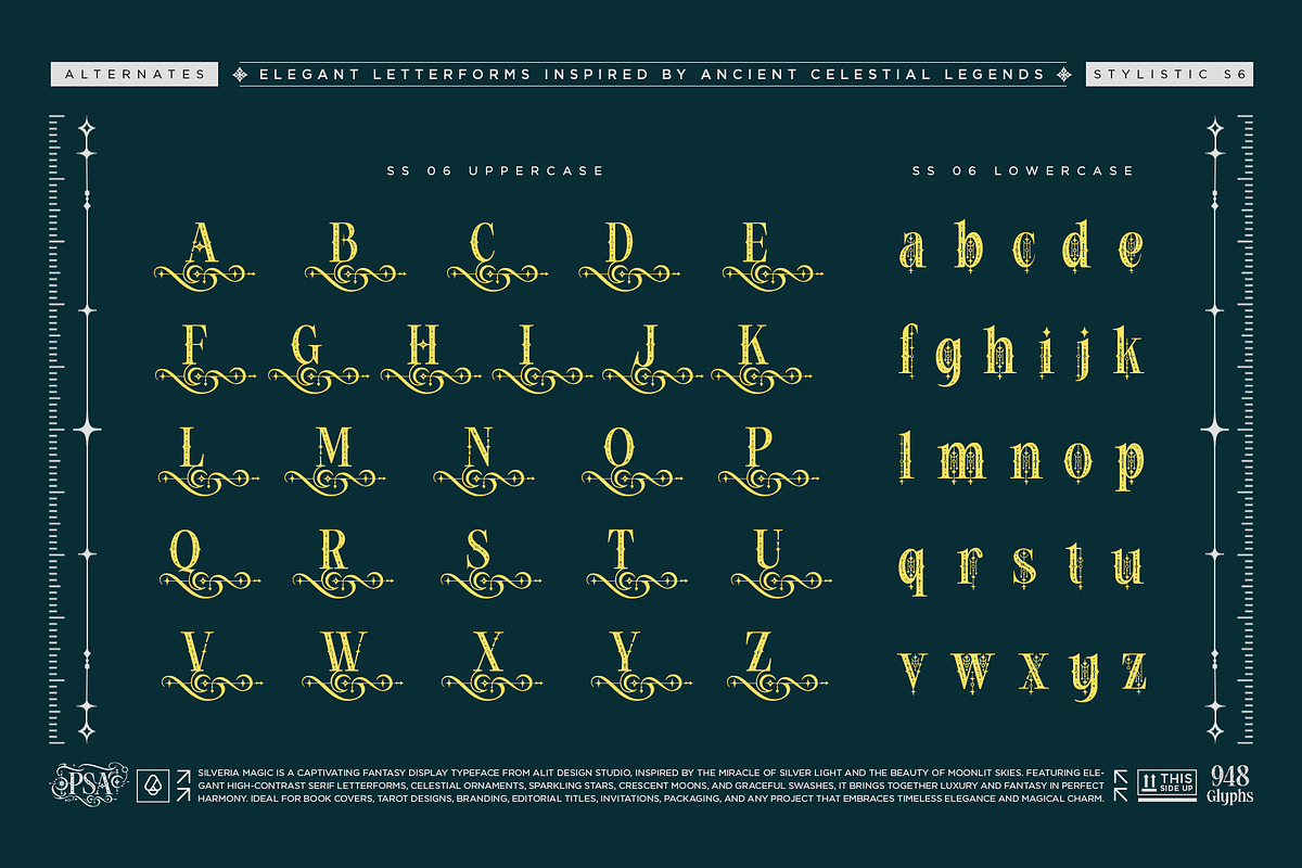 Silveria Magic Typeface, a Blackletter Font by alit design (Photo 14 of 17)