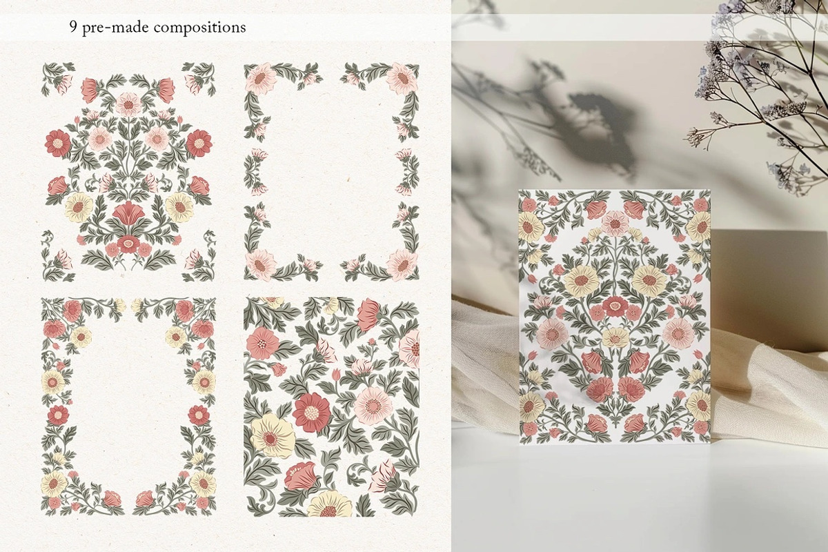 William Morris pattern, a Decorative Illustration by Jenny Quince (Photo 4 of 9)