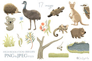 Australian Animals Collection, an Animal Illustration by Jen Digital Art (Thumbnail 3 of 9)