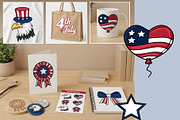 50 4th of July Clipart Set, a Seasonal Illustration by Elatedowl (Thumbnail 5 of 6)