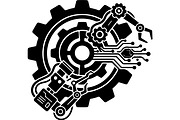 Gear and technology icons, a Technology Illustration by abu67222 (Thumbnail 12 of 13)