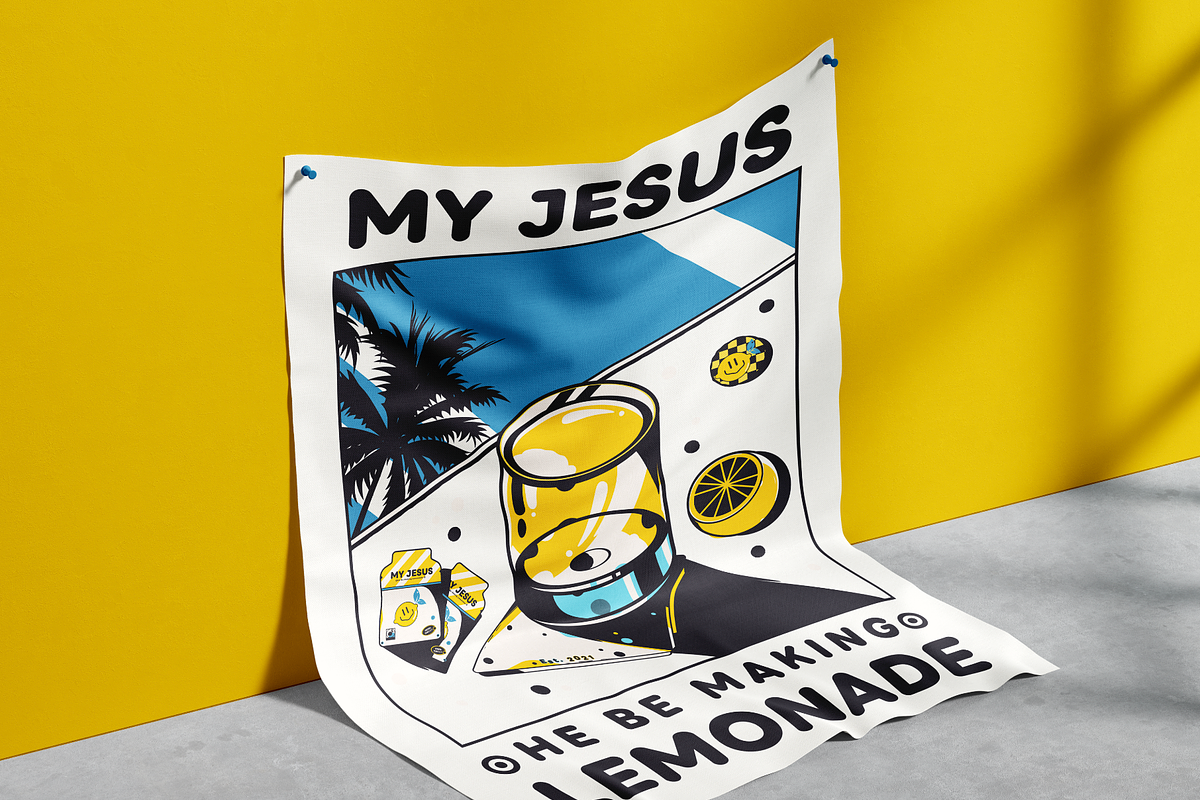 My Jesus He Be Making Lemonade, an Illustration by Darts Lines (Photo 1 of 7)